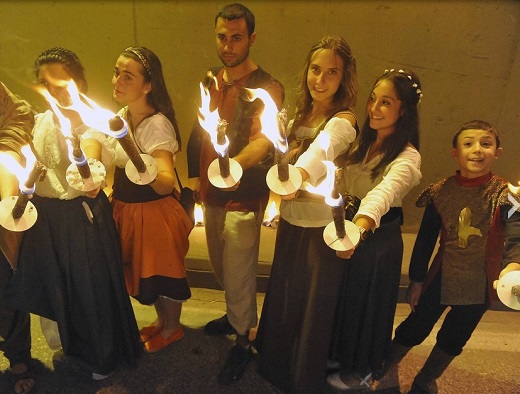 Una de las recreaciones celebradas este fin de semana en Medina del Campo. La Quema de Medina / FRAN JIMÉNEZ