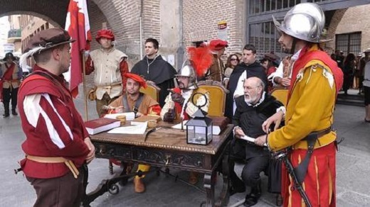 Reclutamiento en la Plaza Mayor de Medina. Fran Jimenez