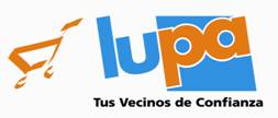 logo lupa + carro + tus vecinos de confianza