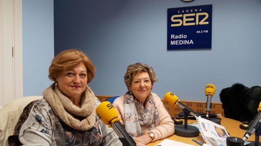 Emilita Casado y Ana Rodríguez, responsables de Manos Unidas en Medina del Campo / Cadena Ser