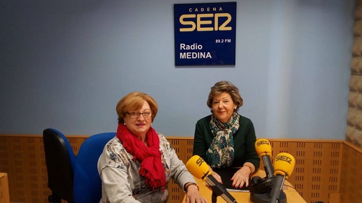 Emilita Casado y Ana Rodríguez, responsables de Manos Unidas en Medina del Campo / Cadena Ser