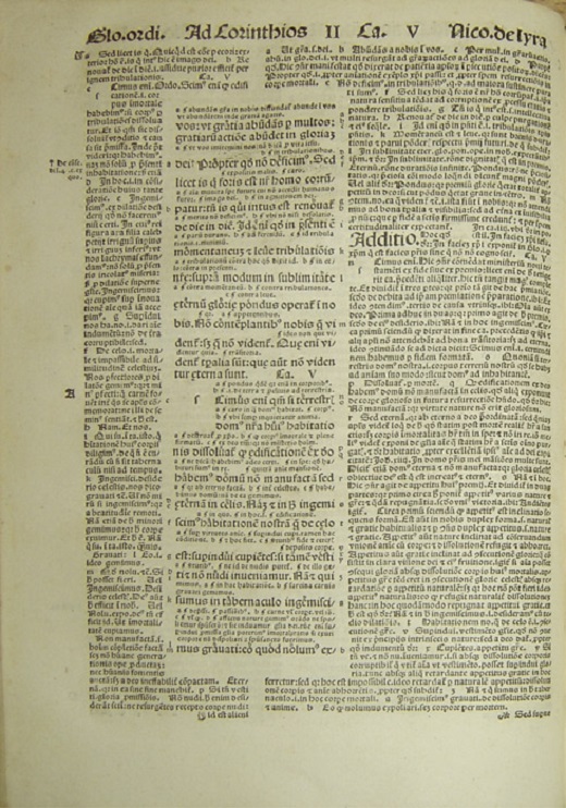 Biblia latina, sexta parte... Basilea: Johann Froben y Johann Petri, a costa de Sebastián Brant. 1 de diciembre de 1498. Encuadernación gótica en piel de cerdo gofrada con motivos vegetales. y tablas de madera. Dos broches metálicos de cierre / 31’5 x 22’6 cm. Biblioteca del Convento de PP. Carmelitas Descalzos. Medina del Campo 