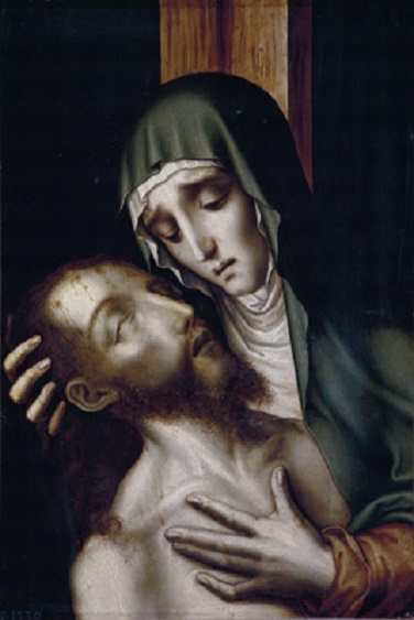 La Piedad. Luis de Morales, hacia 1565. Óleo sobre tabla. Museo Nacional del Prado (nº cat. P02513)