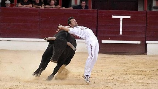 Dany Alonso en plena faena. / F. J.