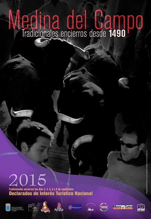 Cartel de los Encierros Tradicionales 2015 de Medina del Campo