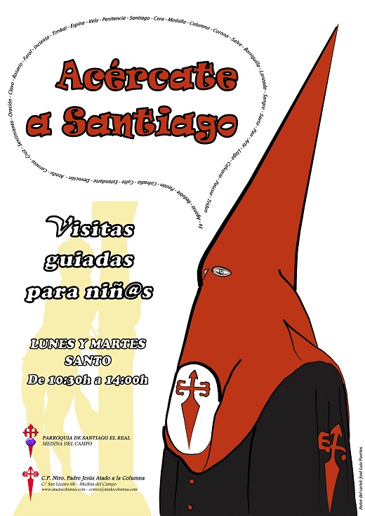 Cartel "Acercate a Santiago"