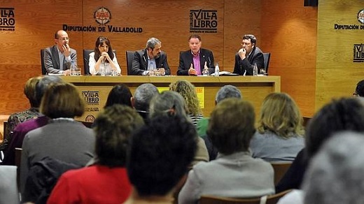 Martín José Fernández, Angélica Tanarro, Carlos Aganzo, Ángel María de Pablos y Francisco José García. / F. J.