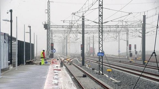 Obras en la estación del AVE de Medina del Campo. / F. Jiménez