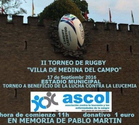 Cartel Torneo Rugby "Villa de Medina del Campo"