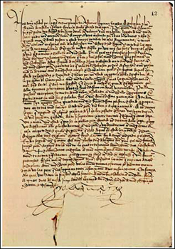 Cartas de Fernando a Isabel . Real Academia de la Historia, Madrid