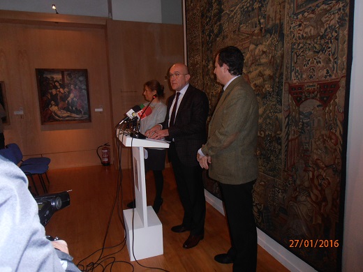 Presentación de la renovación de los ciclos expositivos temporales del Museo, patrocinados por la Diputación de Valladolid