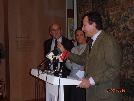 Presentación de la renovación de los ciclos expositivos temporales del Museo, patrocinados por la Diputación de Valladolid