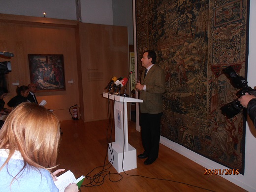 Presentación de la renovación de los ciclos expositivos temporales del Museo, patrocinados por la Diputación de Valladolid