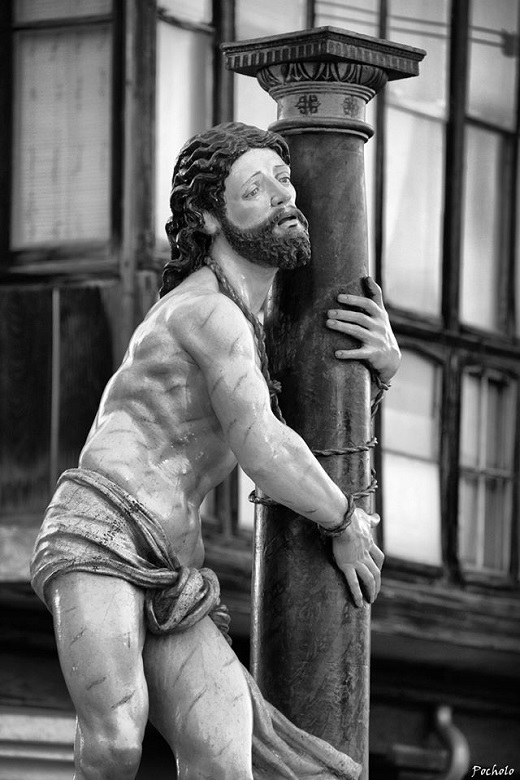 Nuestro Padre Jesús Atado a la Columna (Domingo Beltrán, siglo XVI)- Foto cedida por José María Magro.