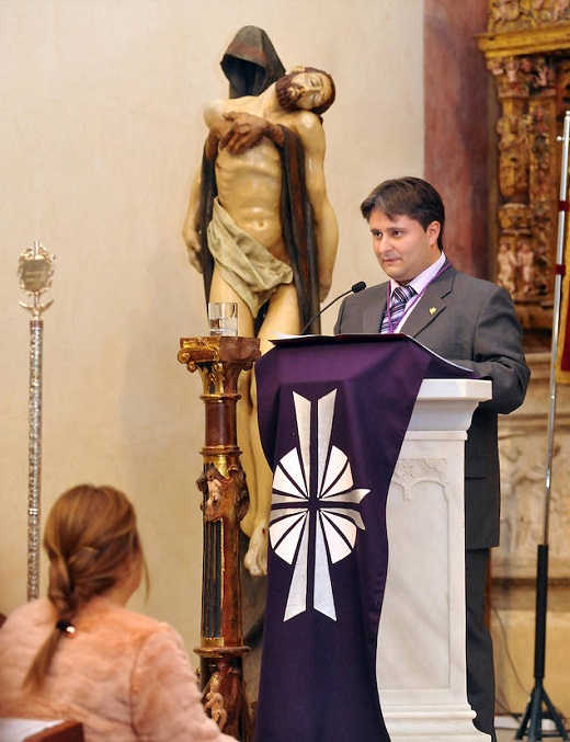 Pregón de Semana Santa en Medina del Campo a cargo de Daniel Muriel - FRAN JIMÉNEZ 