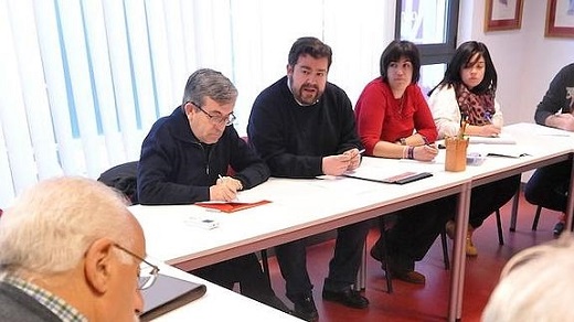 Reunión de los organizadores del congreso. / F. J.