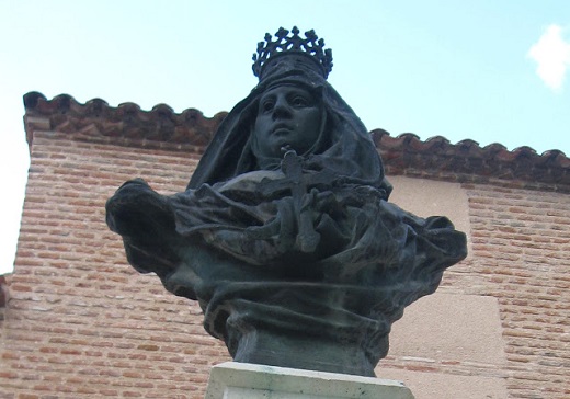 Busto de la Reina Isabel la Católica en Medina del Campo