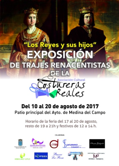 Cartel exposición de trajes renacentistas