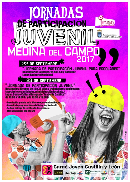 Cartel jornadas de participación juvenil