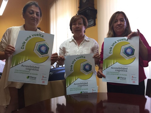 Teresa López, Hortensia Molina y Raquel Alonso. Congreso Estatal de Accesibilidad Cognitiva