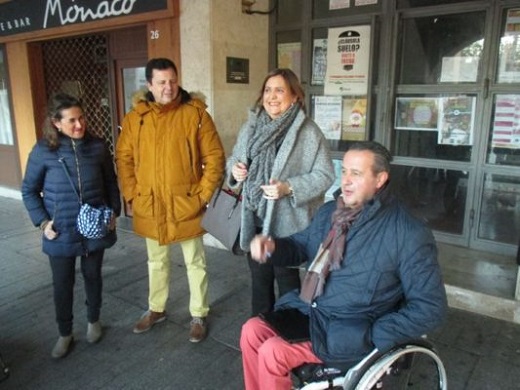 Olga Mohíno, Angel García, Ana Domingo e Ignacio Tremiño.