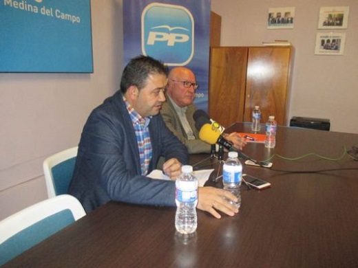 Luis Miguel Muñumer y Alfonso Hernández en la rueda de prensa.