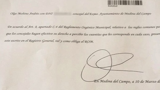 Medina del Campo: Olga Mohíno y Fidel Lambás percibirán 800 euros mensuales como portavoces.