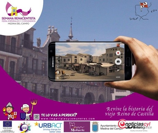 Recrean virtualmente la Plaza Mayor de Medina en 1520