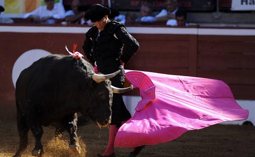 Manzanares, durante una faena. /AFP