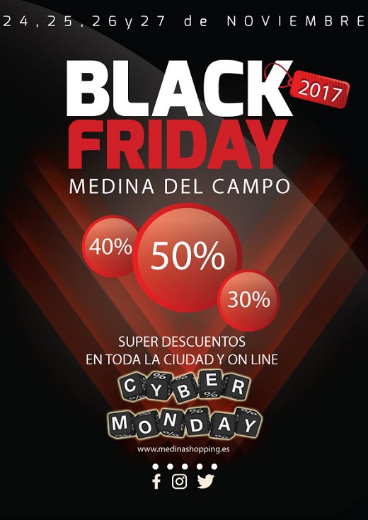 Cartel BLACK FRIDAY 2017 Medina del Campo