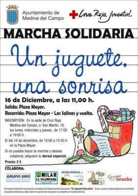 Marcha solidaria “Un juguete una sonrisa”.