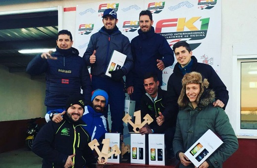 Cuatro equipos mirobrigenses participan en una carrera invernal de resistencia de pitbike.