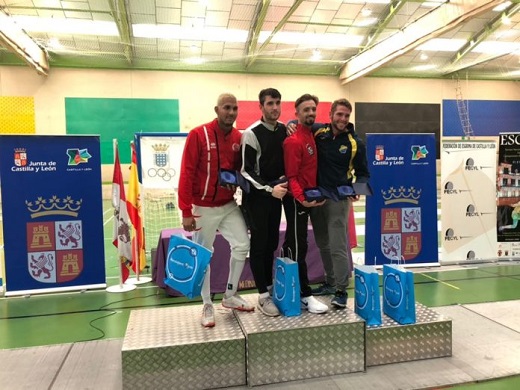 Podium TRN espada masculina| Imagen: Nuria Teijeiro