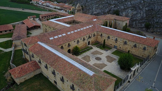 Monastrio de Santa María la Real de Aguilar de Campoo (Palencia) después de su restauración