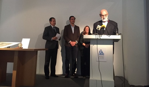 Acto de Presentación de "La Obra Destacada, nº 176" (nov. - dic. 2017) “Medalla conmemorativa del IV Centenario de Isabel la Católica”. Obra donada por la Asociación de Amigos del Museo de las Ferias y del Patrimonio de Medina del Campo 