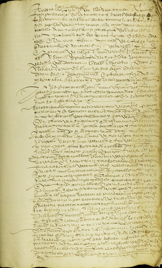 Traslado de la receta de ‘aceite de Aparicio. Medina del Campo, 12 enero 1572. Manuscrito sobre papel. Libro de Acuerdos del Concejo, años 1571-1579. Archivo Municipal de Medina del Campo. AMMC, H 584 -7342, ff. 39v-42v 