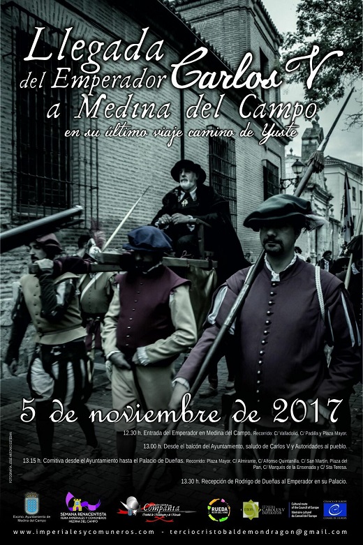 CARTEL llegada Carlos V (Medina del Campo)