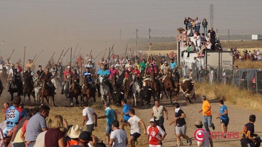 Último encierro rápido y sin incidentes en Medina del Campo