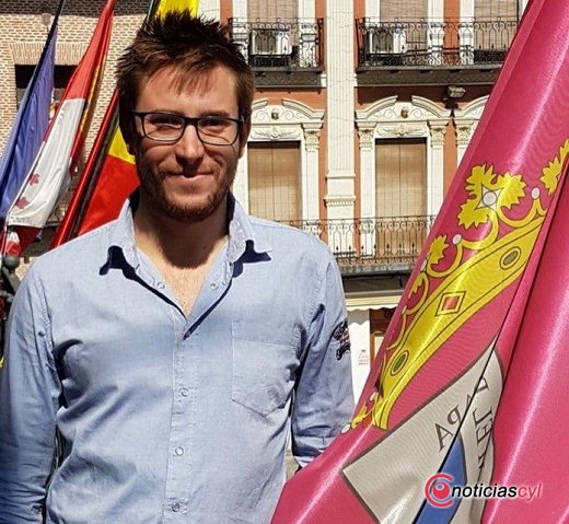 José María Magro en el Ayuntamiento de Medina.