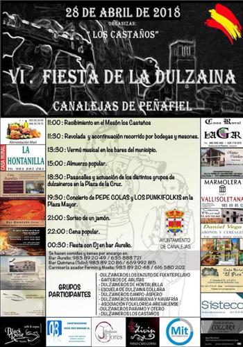 Cartel Dulzainas Canalejas