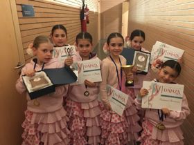 La Escuela Danzarte de Medina del Campo obtiene trece premios en el Certamen Nacional de Danza “Orbe 2018”.