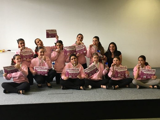 Alumnas de la Escuela Danzarte de Medina del Campo