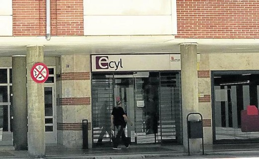 Oficina de empleo en Medina del Campo. / P. G.