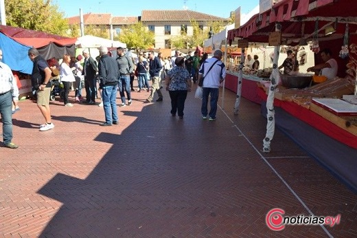 Celebración de una Feria en Medina del Campo.