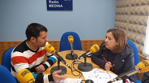 Raquel Alonnso y Jorge Barragán analizan el Plan de lucha contra la despoblación / Cadena Ser