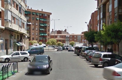 La calle Artillería de Medina del Campo.