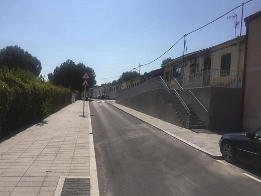 Aspecto del Camino de Moraleja una vez que han finalizado las obras de urbanización / Cadena Ser