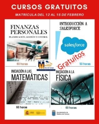 Nueva convocatoria de cursos gratuitos en el Aula Mentor.