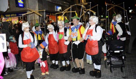 Participantes en el Carnaval