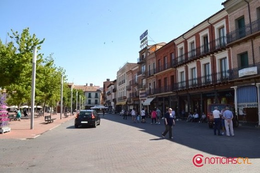 La Plaza Mayor de Medina del Campo.